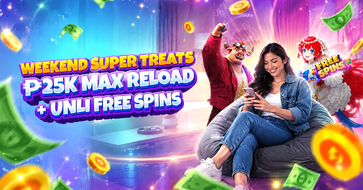 Weekend Megaperya Bonus: Up to ₱25k Bonus + Free Spins