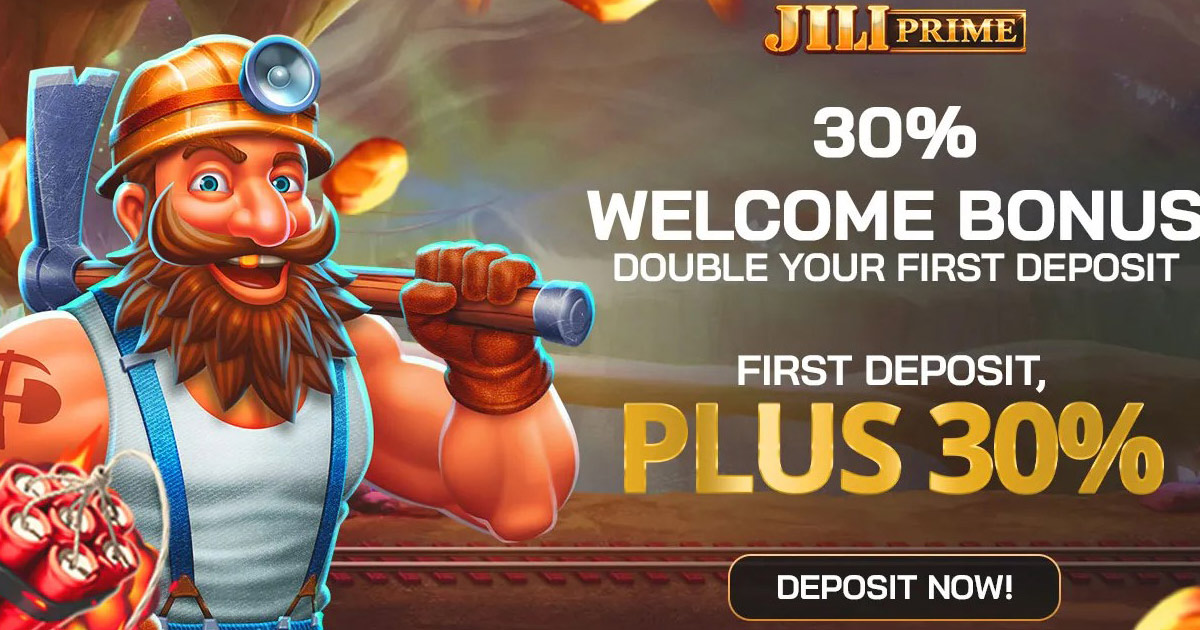 Jiliprime 30% Welcome Bonus Up to ₱900