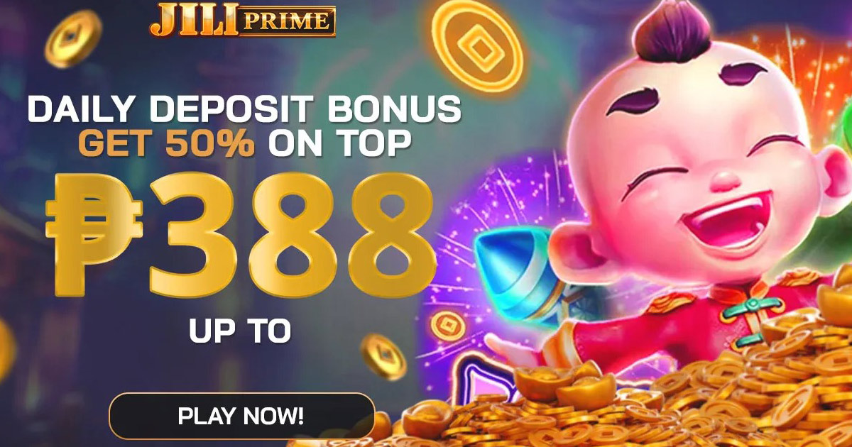 Jiliprime Daily Deposit Bonus: Earn 50% Back on Your Deposits